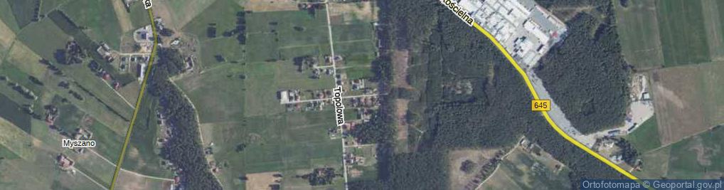 Zdjęcie satelitarne Sosnowa ul.