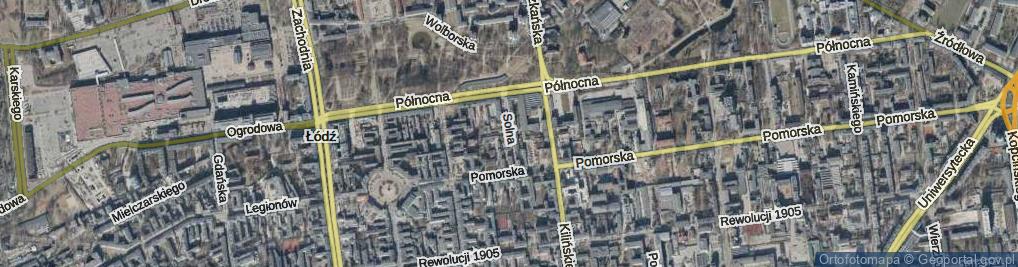 Zdjęcie satelitarne Solna ul.