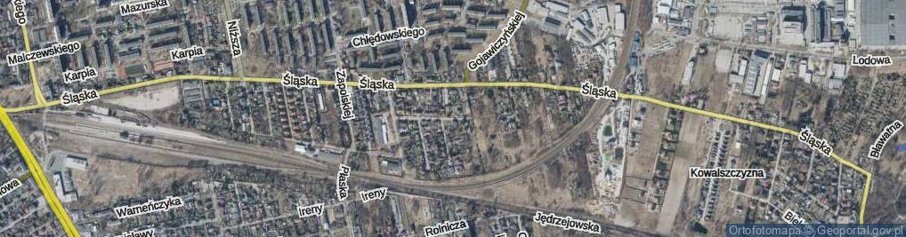 Zdjęcie satelitarne Solidarności Walczącej ul.