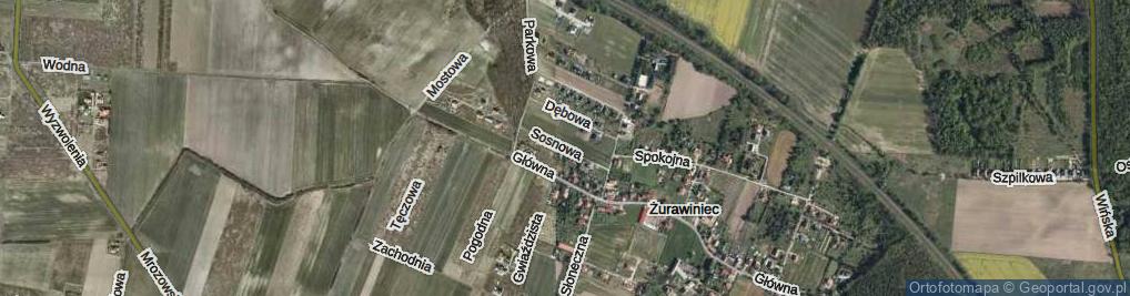 Zdjęcie satelitarne Sosnowa ul.