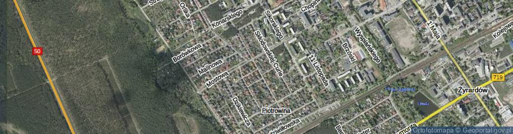 Zdjęcie satelitarne Sosabowskiego Stanisława Franciszka, gen. ul.