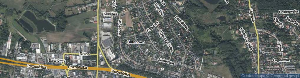 Zdjęcie satelitarne Spokojna ul.