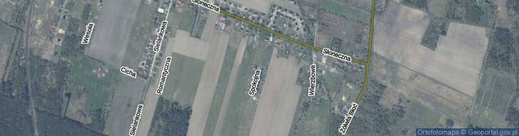 Zdjęcie satelitarne Spokojna ul.