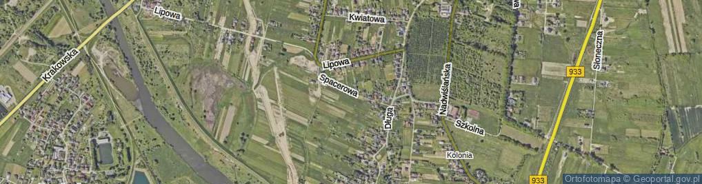 Zdjęcie satelitarne Spacerowa ul.