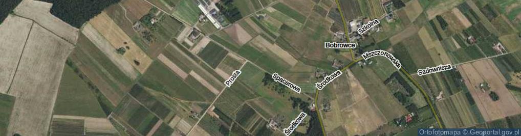 Zdjęcie satelitarne Spacerowa ul.