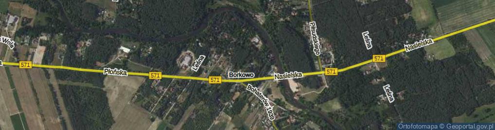 Zdjęcie satelitarne Spacerowa ul.