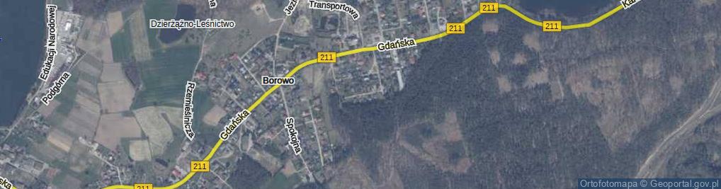 Zdjęcie satelitarne Spacerowa ul.