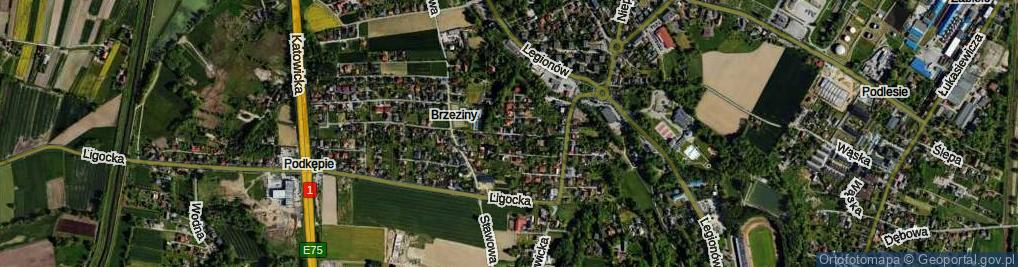 Zdjęcie satelitarne Spokojna ul.