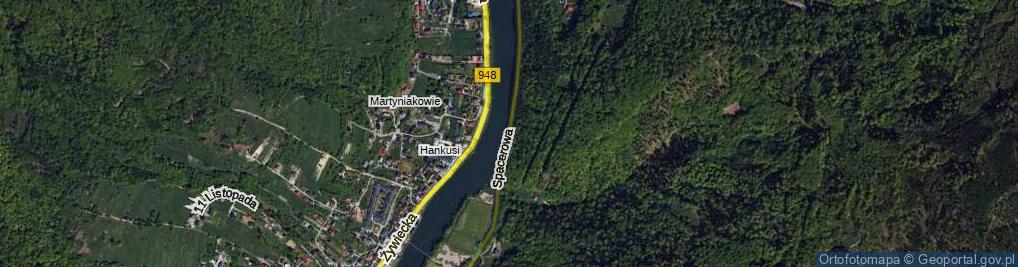 Zdjęcie satelitarne Spacerowa ul.