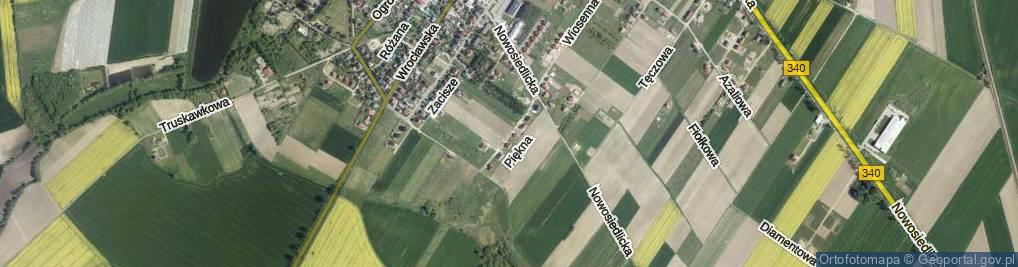 Zdjęcie satelitarne Spokojna ul.