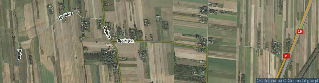 Zdjęcie satelitarne Spokojna ul.