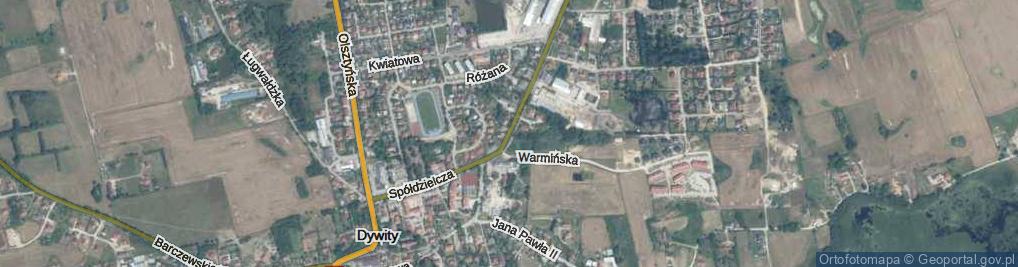 Zdjęcie satelitarne Spółdzielcza ul.