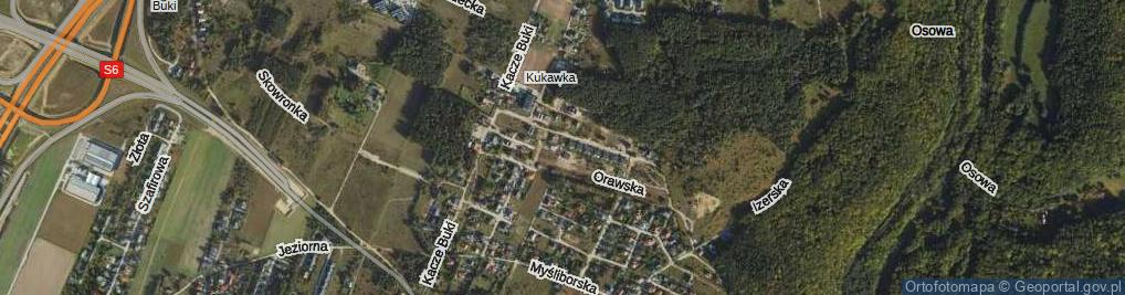 Zdjęcie satelitarne Spiska ul.