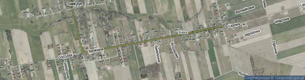 Zdjęcie satelitarne Spokojna ul.