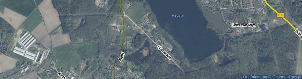 Zdjęcie satelitarne Spacerowa ul.