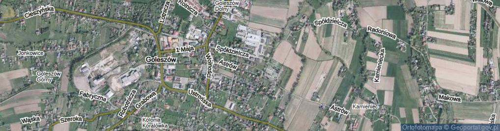 Zdjęcie satelitarne Spokojna ul.