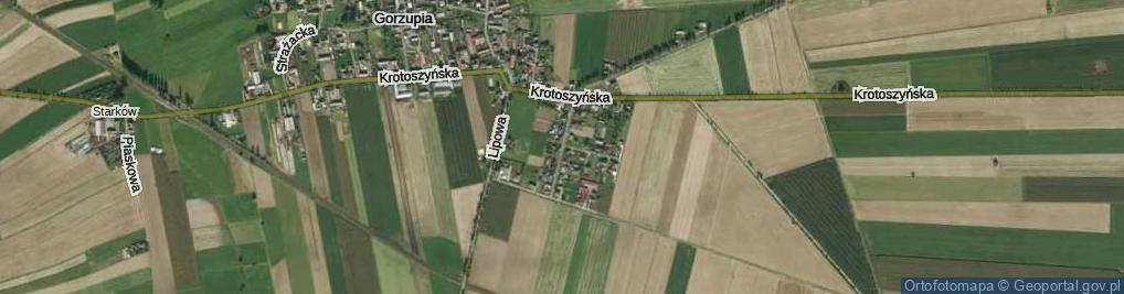 Zdjęcie satelitarne Spokojna ul.