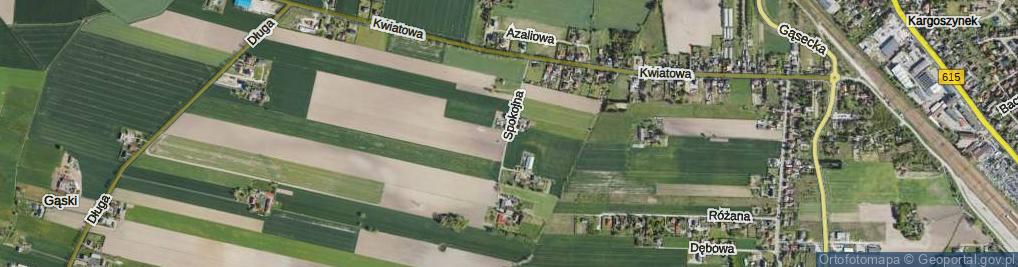 Zdjęcie satelitarne Spokojna ul.