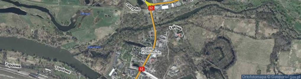 Zdjęcie satelitarne Spokojna ul.