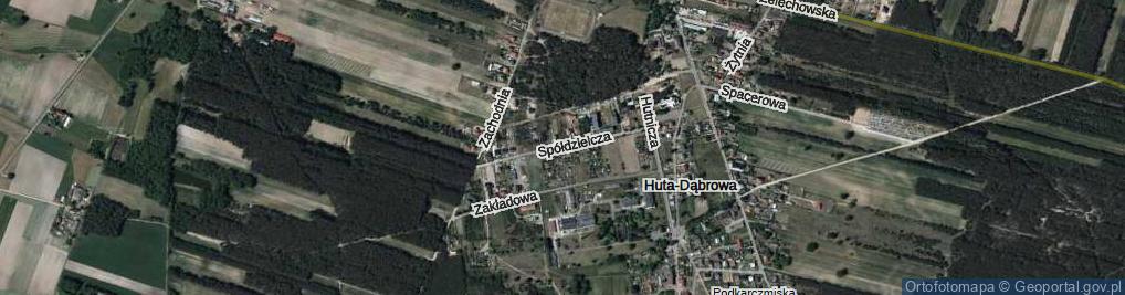 Zdjęcie satelitarne Spółdzielcza ul.