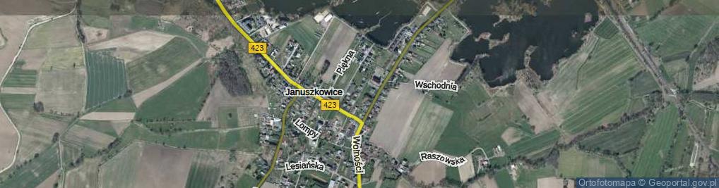 Zdjęcie satelitarne Spokojna ul.