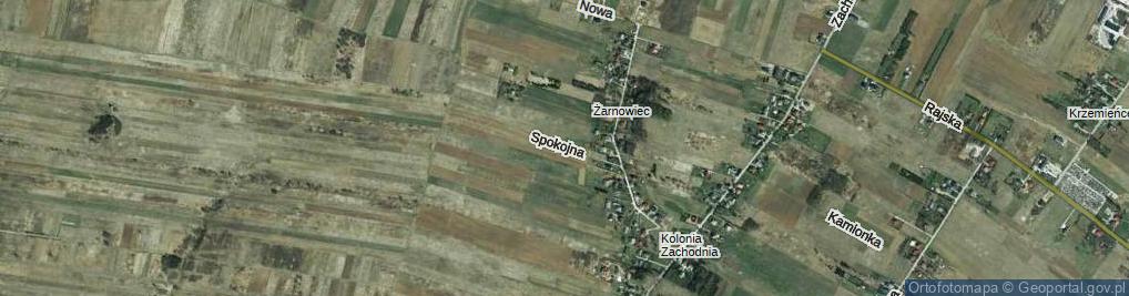 Zdjęcie satelitarne Spokojna ul.