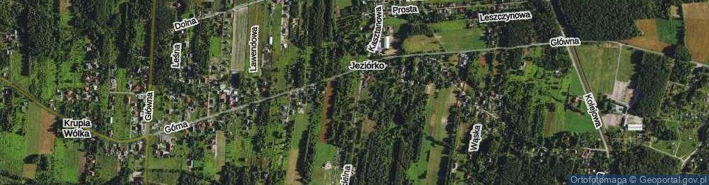 Zdjęcie satelitarne Spokojna ul.