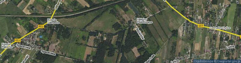 Zdjęcie satelitarne Spokojna ul.