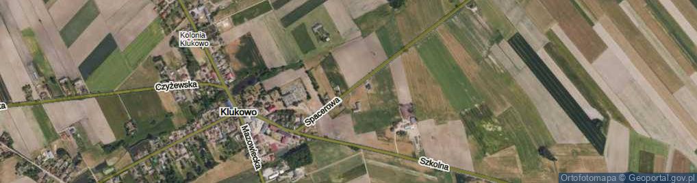 Zdjęcie satelitarne Spacerowa ul.