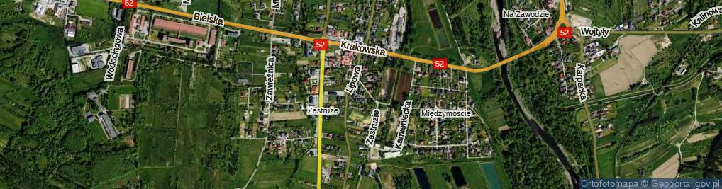 Zdjęcie satelitarne Spokojna ul.