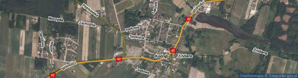 Zdjęcie satelitarne Spokojna ul.