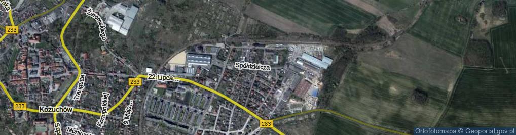 Zdjęcie satelitarne Spółdzielcza ul.