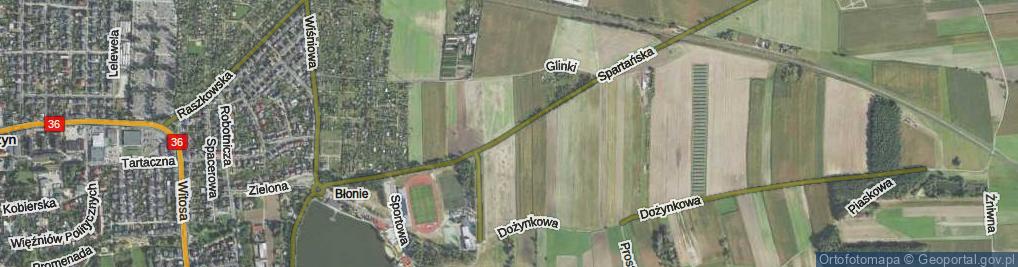 Zdjęcie satelitarne Spartańska ul.