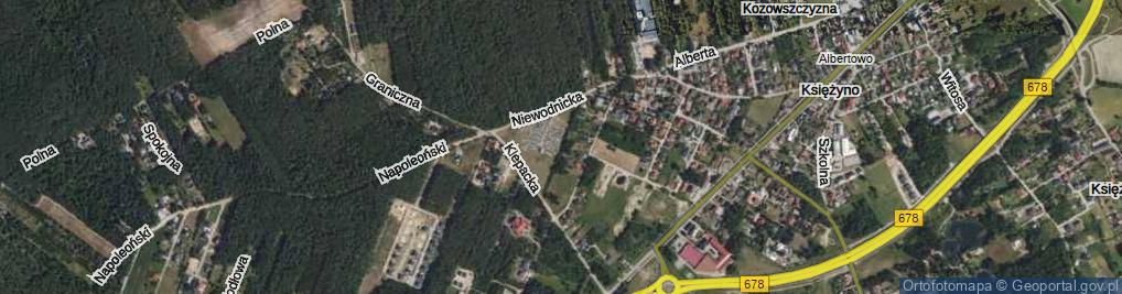 Zdjęcie satelitarne Spokojna ul.