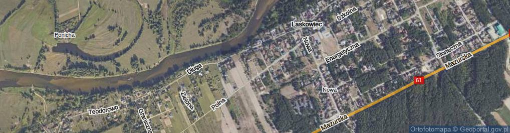 Zdjęcie satelitarne Spokojna ul.