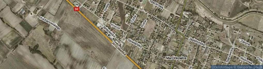 Zdjęcie satelitarne Spokojna ul.