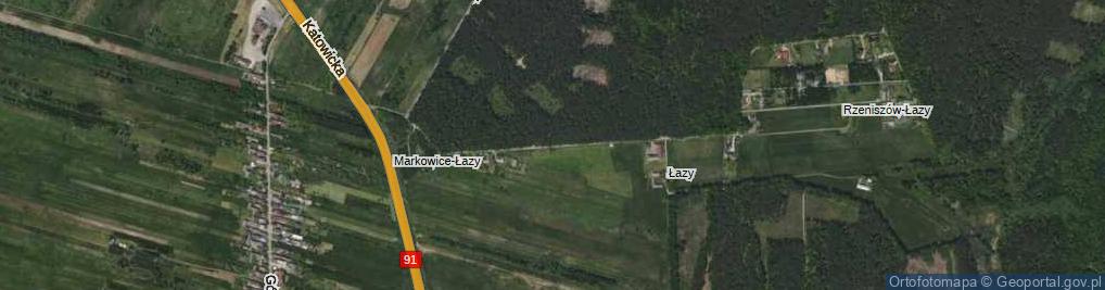 Zdjęcie satelitarne Spacerowa ul.