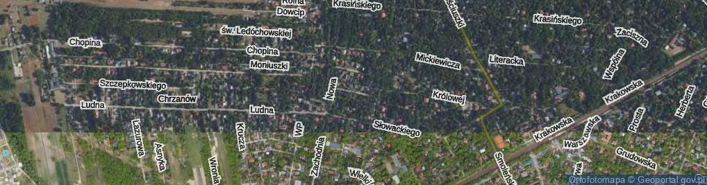 Zdjęcie satelitarne Spółdzielcza ul.