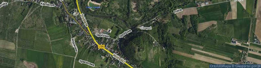 Zdjęcie satelitarne Sportowa ul.