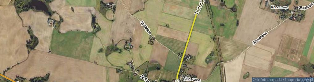 Zdjęcie satelitarne Spokojna ul.