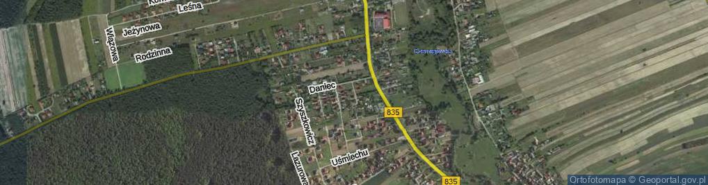 Zdjęcie satelitarne Spokojna ul.