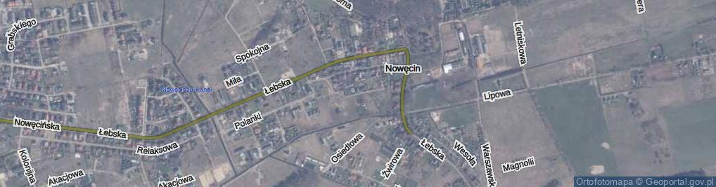 Zdjęcie satelitarne Spacerowa ul.