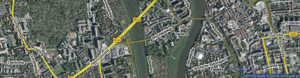 Zdjęcie satelitarne Spychalskiego Stanisława ul.