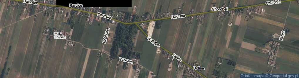 Zdjęcie satelitarne Spokojna ul.