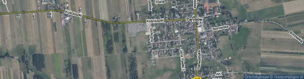 Zdjęcie satelitarne Spokojna ul.