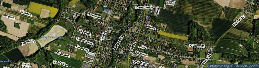 Zdjęcie satelitarne Spokojna ul.