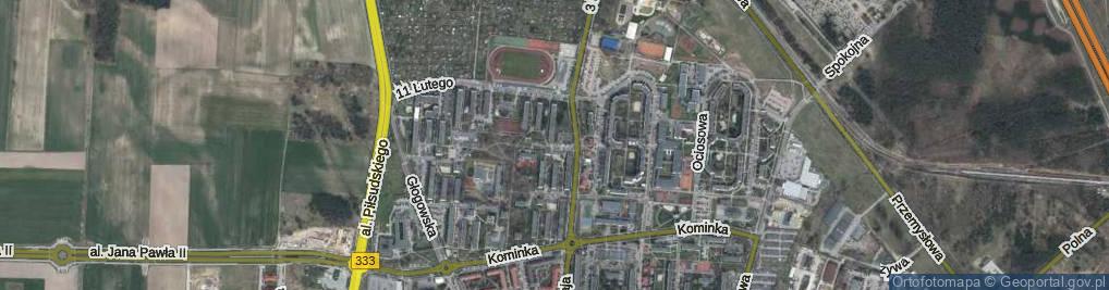 Zdjęcie satelitarne Spółdzielcza ul.