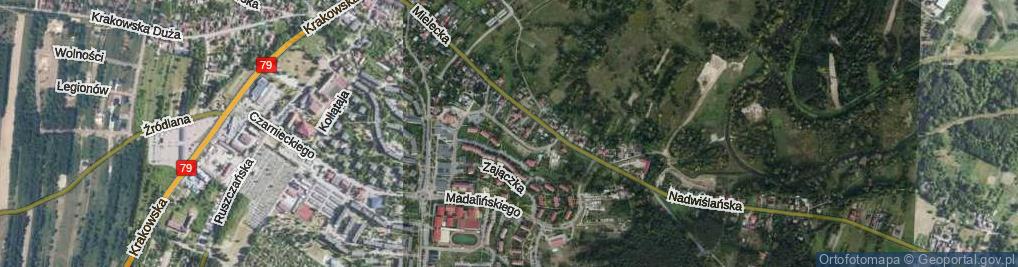 Zdjęcie satelitarne Spokojna ul.