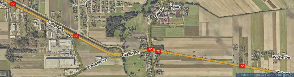 Zdjęcie satelitarne Spacerowa ul.