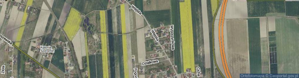 Zdjęcie satelitarne Spokojna ul.